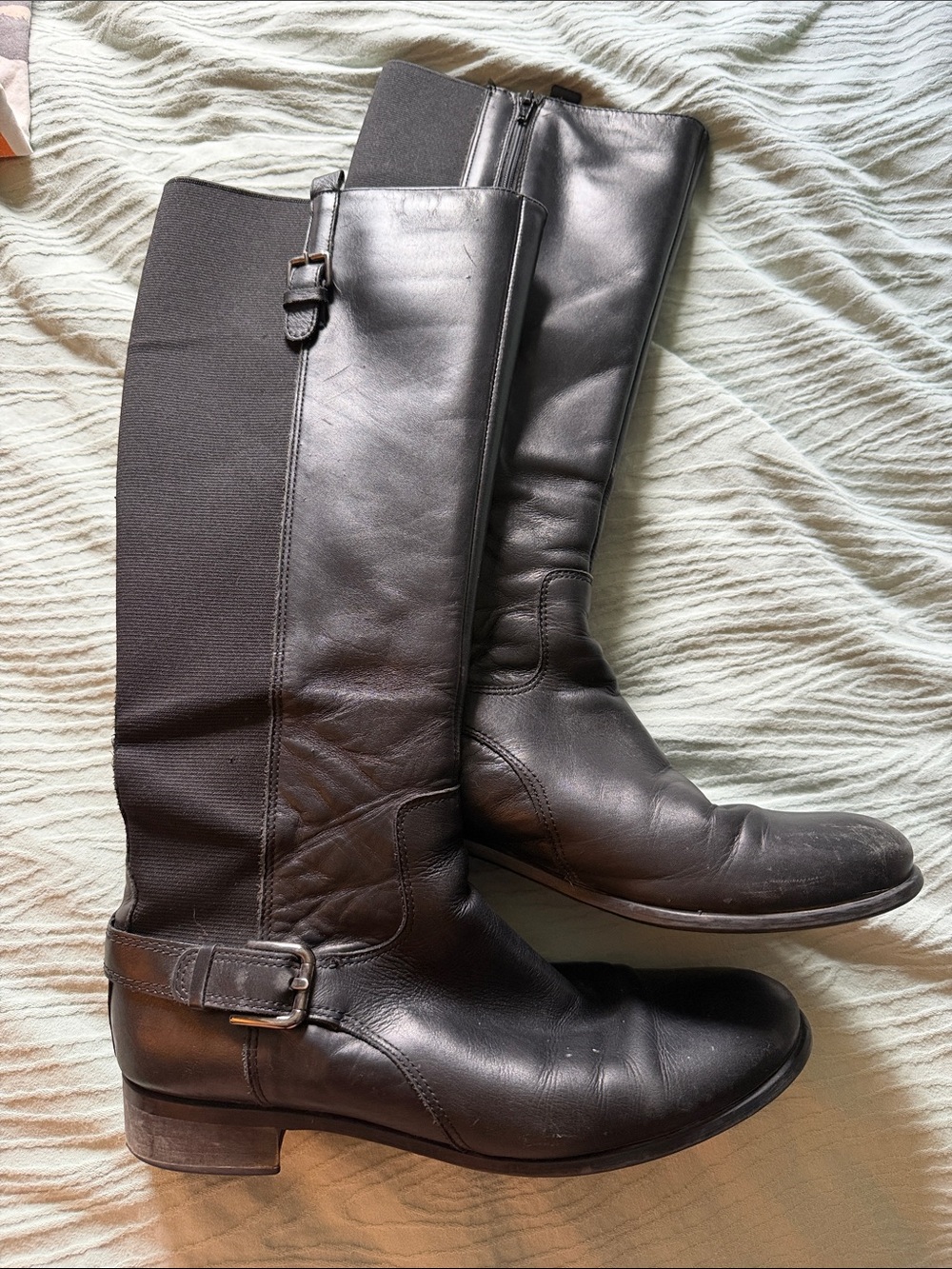 La CANADIENNE Black Over-The-Knee Leather Boots